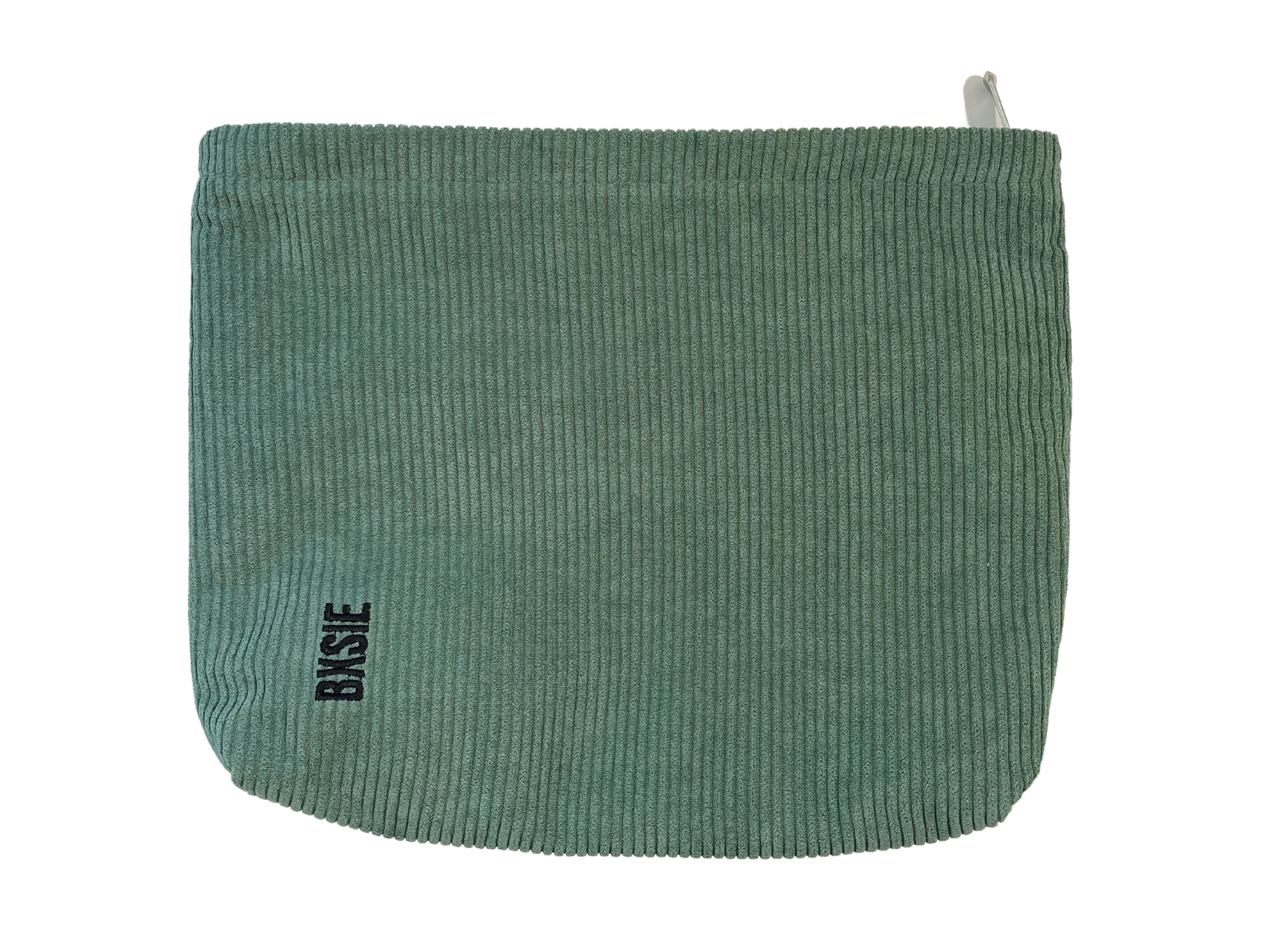book sleeve, book pouch, front view, green color, bxsie