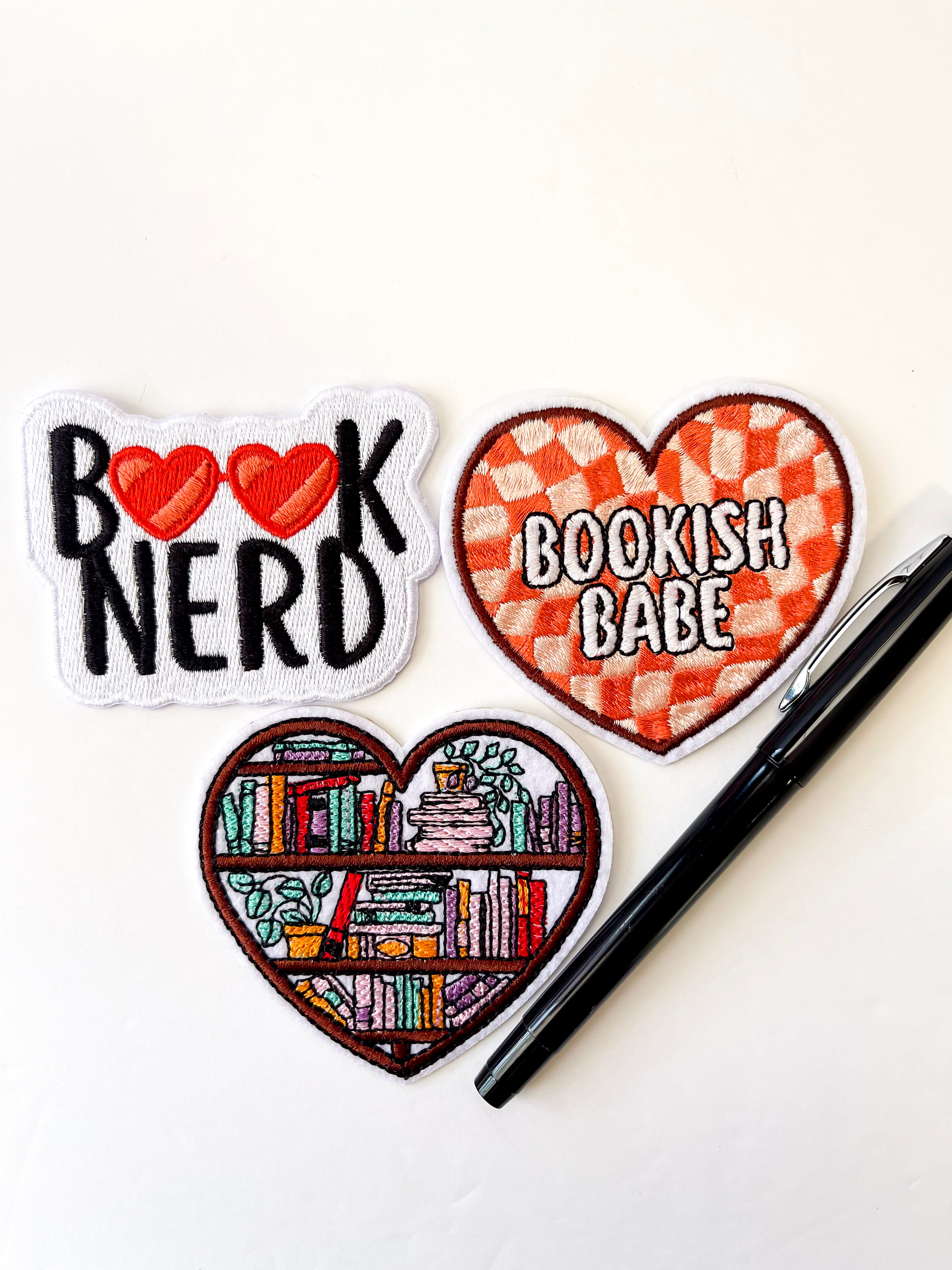 Bookshelf Heart Iron-on Patch – BXSIE