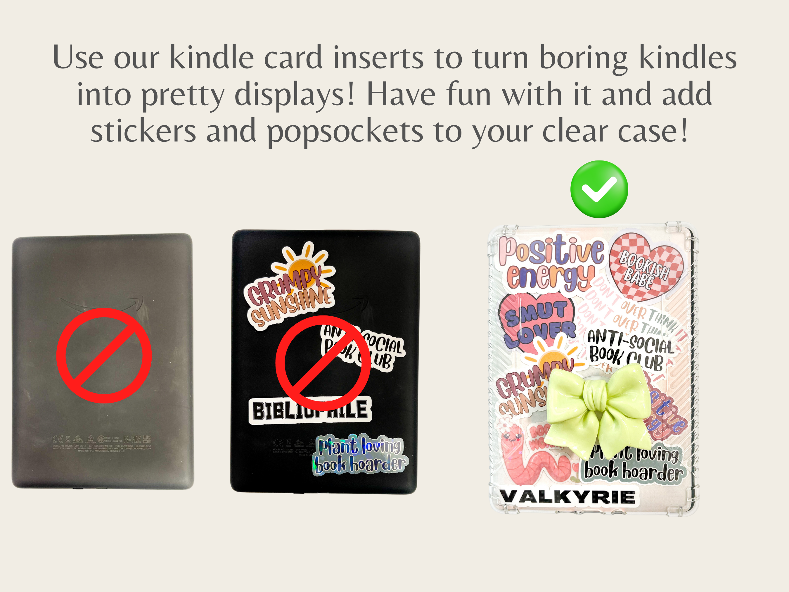 Kindle Card Inserts, Kindle cover decal, Kindle stickers skins – BXSIE